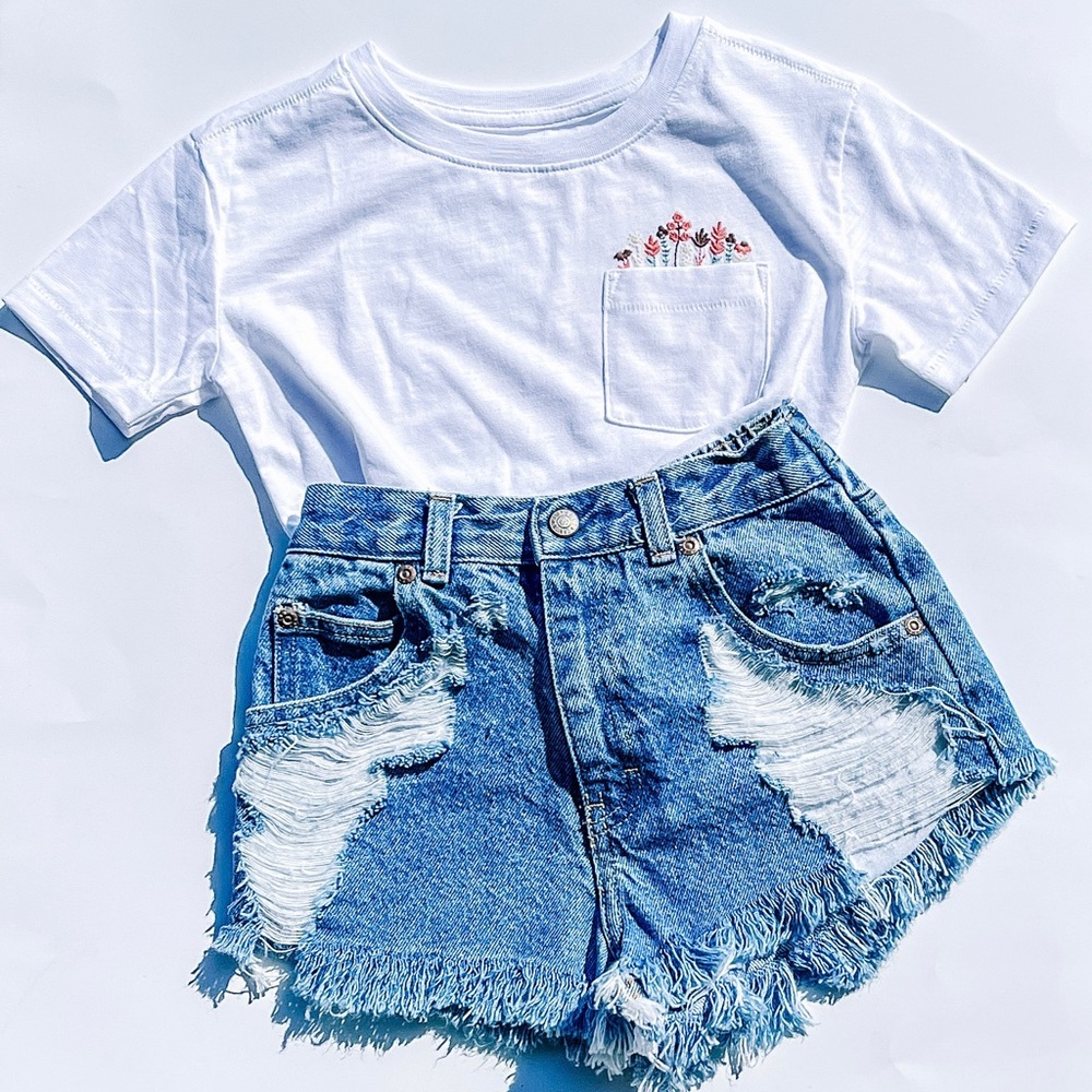 Vintage distressed shorts